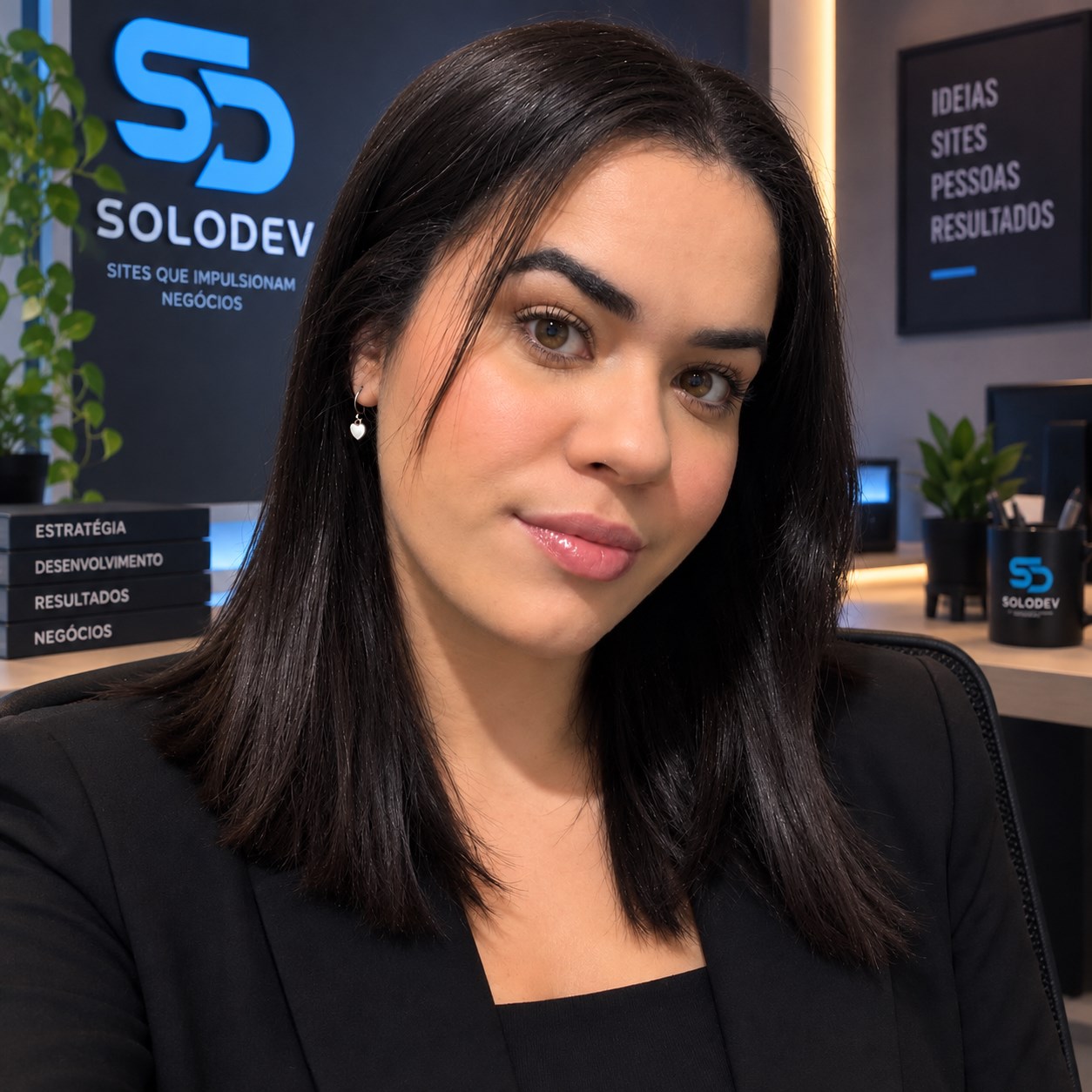 Amanda Almeida, social media e sócia da Solodev