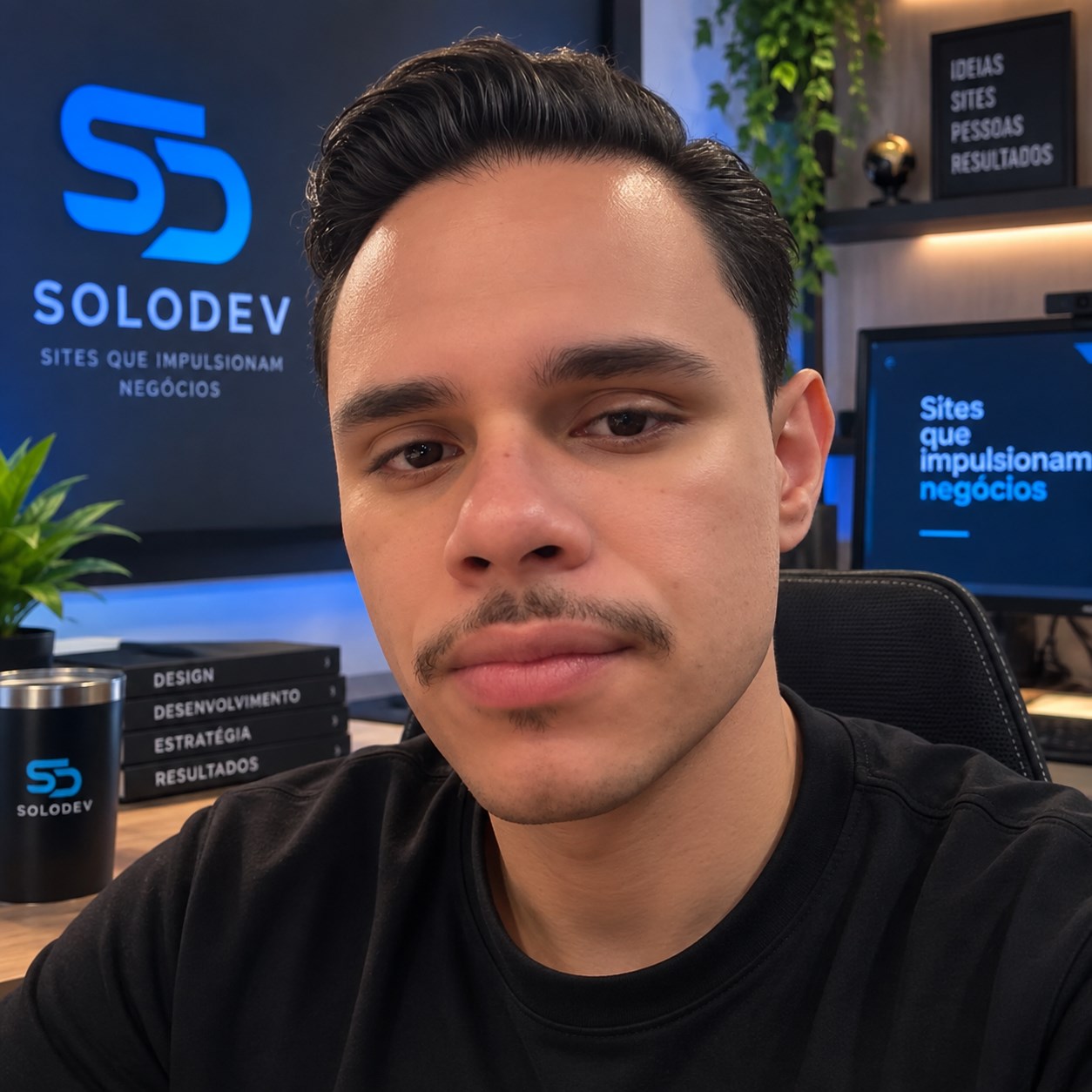 Tiago Santoro, desenvolvedor e CEO da Solodev
